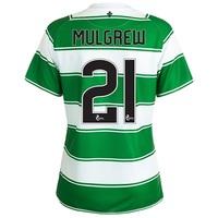 Celtic Home Shirt 2015/16 - Womens White with Mulgrew 21 printing