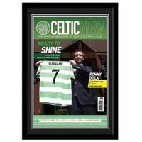 celtic personalised magazine cover framed