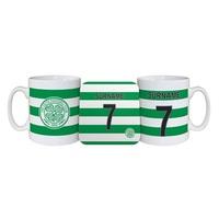 Celtic Personalised Shirt Mug and Coaster Set
