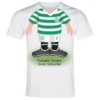 celtic personalised use your head t shirt junior