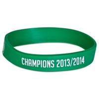 Celtic 2013/14 - Champions Rubber Wristband - 12mm Width