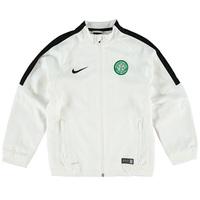 celtic squad sideline woven jacket kids white