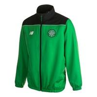 celtic training presentation jacket kids green