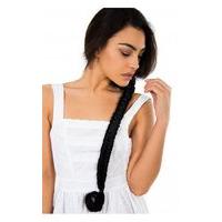 Celebrity Style Mermaid Fishtail Hair Plait In Black