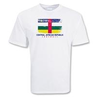 central african republic football t shirt white