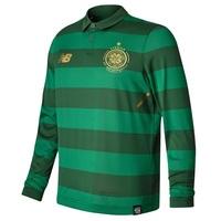 Celtic Away Shirt 2017-18 - Long Sleeve - Kids, Black