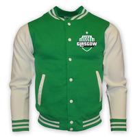 celtic college baseball jacket green kids