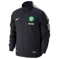 celtic squad sideline woven jacket black