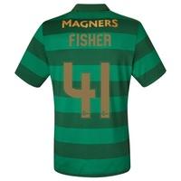 Celtic Away Elite Shirt 2017-18 with Fisher 41 printing, Black