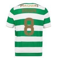 celtic home shirt 2017 18 with brown 8 printing greenwhite