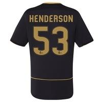 celtic away shirt 2016 17 kids with henderson 53 printing black