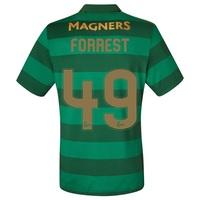 Celtic Away Elite Shirt 2017-18 with Forrest 49 printing, Black