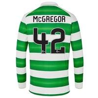 celtic home kids shirt 2016 17 long sleeve with mcgregor 42 printing g ...