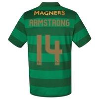 Celtic Away Shirt 2017-18 with Armstrong 14 printing, Black