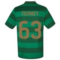 Celtic Away Shirt 2017-18 - Kids with Tierney 63 printing, Black