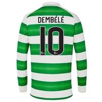 celtic home shirt 2016 17 long sleeve kids with dembl 10 printin green ...