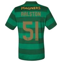 Celtic Away Elite Shirt 2017-18 with Ralston 51 printing, Black