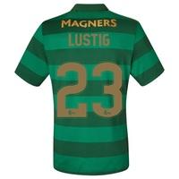 Celtic Away Elite Shirt 2017-18 with Lustig 23 printing, Black