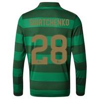 Celtic Away Shirt 2017-18 - Long Sleeve - Kids with Sviatchenko 28 pri, Black