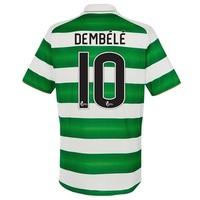 Celtic Home Shirt 2016-17 - Kids with Dembèlè 10 printing, Green/White