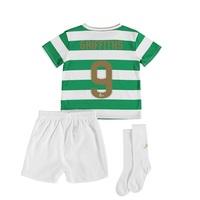 Celtic Home Infant Kit 2017-18 with Griffiths 9 printing, Green/White