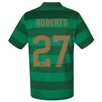 Celtic Away Shirt 2017-18 - Kids with Roberts 27 printing, Black