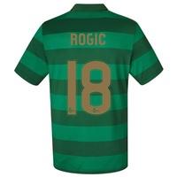 Celtic Away Shirt 2017-18 - Kids with Rogic 18 printing, Black