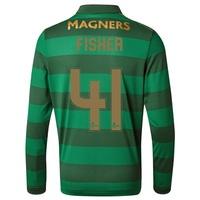 Celtic Away Shirt 2017-18 - Long Sleeve with Fisher 41 printing, Black