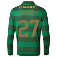 Celtic Away Shirt 2017-18 - Long Sleeve with Roberts 27 printing, Black