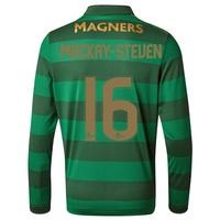 Celtic Away Shirt 2017-18 - Long Sleeve with Mackay-Steven 16 printing, Black