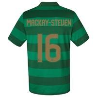 Celtic Away Shirt 2017-18 - No Sponsor with Mackay-Steven 16 printing, Black