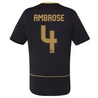 Celtic Away Shirt 2016-17 - Kids with Ambrose 4 printing, Black