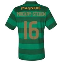 Celtic Away Elite Shirt 2017-18 with Mackay-Steven 16 printing, Black