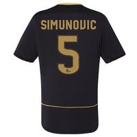 Celtic Away Shirt 2016-17 - Kids with Simunovic 5 printing, Black