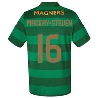 Celtic Away Shirt 2017-18 with Mackay-Steven 16 printing, Black