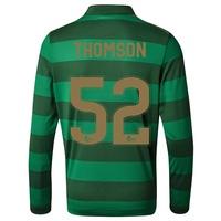 celtic away shirt 2017 18 long sleeve kids with thomson 52 printin bla ...