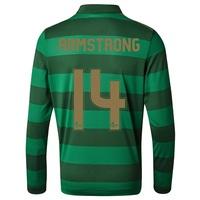 Celtic Away Shirt 2017-18 - Long Sleeve - Kids with Armstrong 14 print, Black