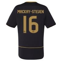 Celtic Away Shirt 2016-17 - Kids with Mackay-Steven 16 printing, Black