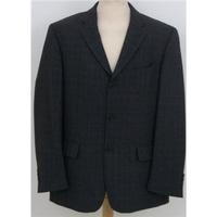 cezan 42r grey single breasted jacket