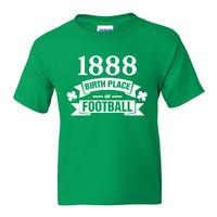 celtic birth of football t shirt red