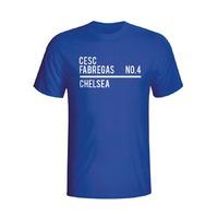 Cesc Fabregas Chelsea Squad T-shirt (blue)