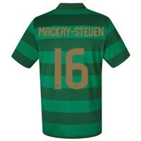 Celtic Away Shirt 2017-18 - Kids with Mackay-Steven 16 printing, Black