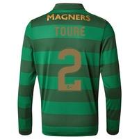 celtic away shirt 2017 18 long sleeve with toure 2 printing black