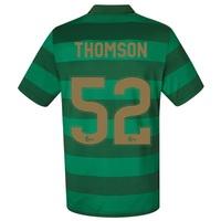 Celtic Away Shirt 2017-18 - Kids with Thomson 52 printing, Black