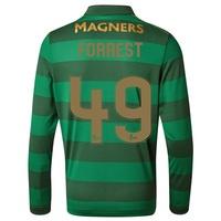 celtic away shirt 2017 18 long sleeve with forrest 49 printing black