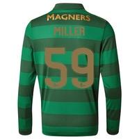 Celtic Away Shirt 2017-18 - Long Sleeve with Miller 59 printing, Black