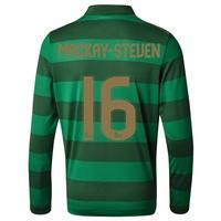 Celtic Away Shirt 2017-18 - Long Sleeve - Kids with Mackay-Steven 16 p, Black