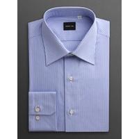 Cerruti 1881 Pale Blue Stripe Shirt 16 Blue