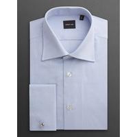 Cerruti 1881 Pale Blue Stripe Double Cuff Shirt 15 PALE BLUE