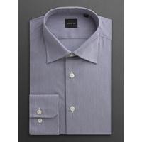 cerruti 1881 navy fine stripe shirt 1575 dark blue